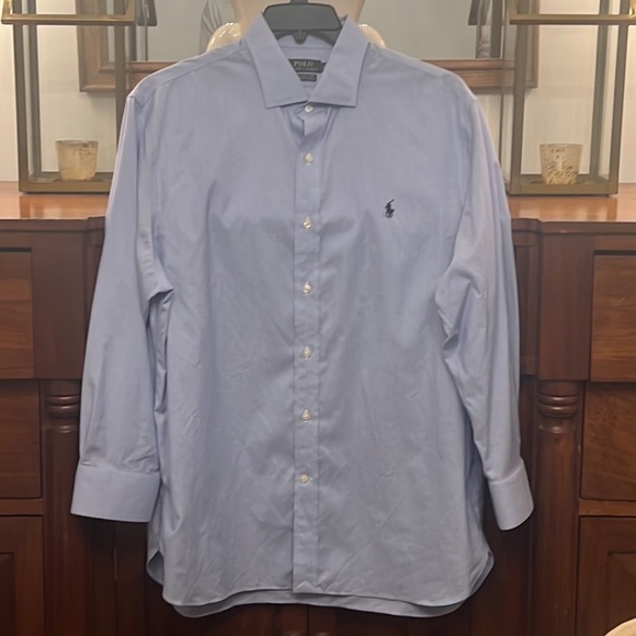 Men's Ralph Lauren Button Down Long Sleeves Blue - Picture 5 of 9
